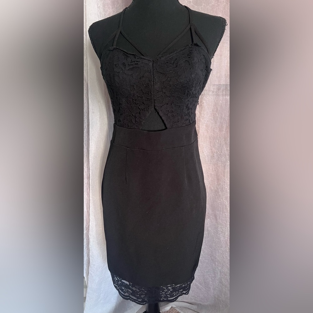 Express Fun Black Dress